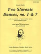 Two Slavonic Dances, #1 and #7 2 Clarinet and Bassoon Trio cover